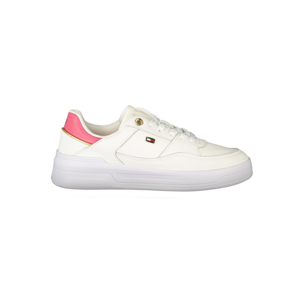 Tommy Hilfiger Wit Essential Basket Sneakers