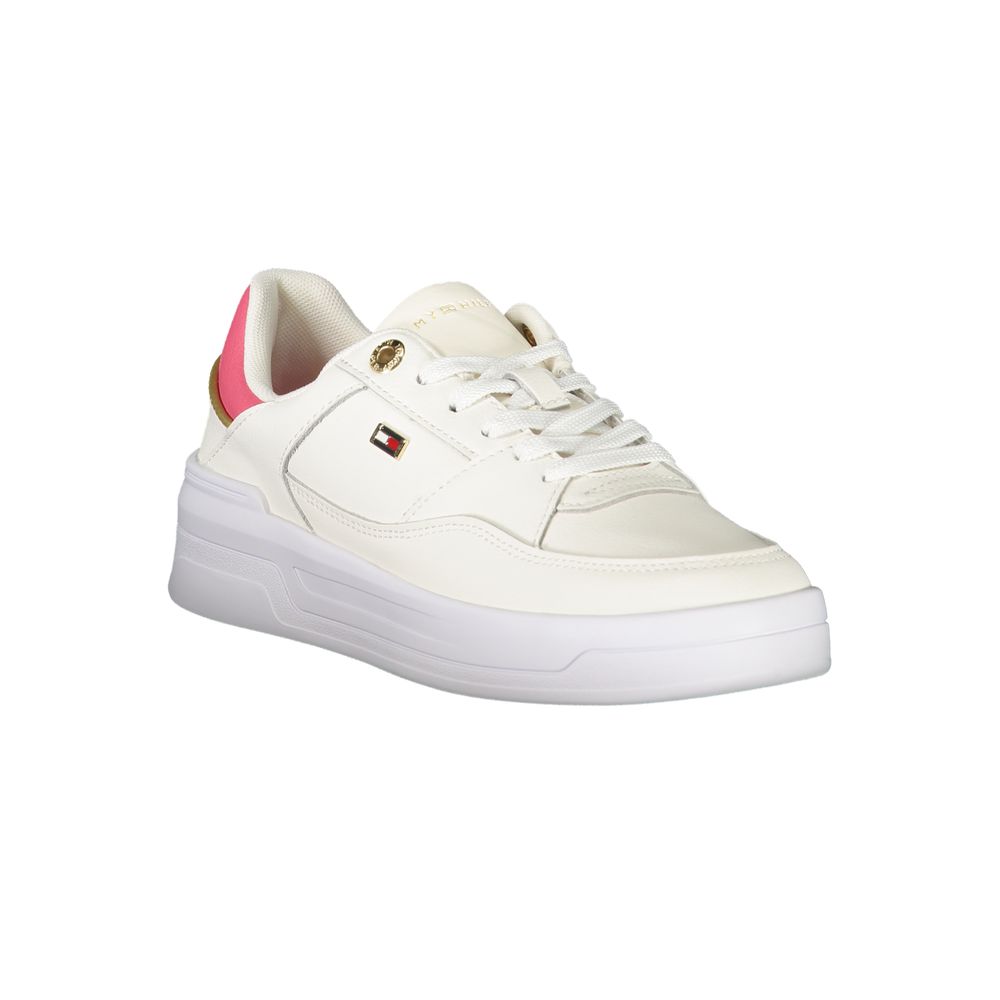 Tommy Hilfiger Wit Essential Basket Sneakers