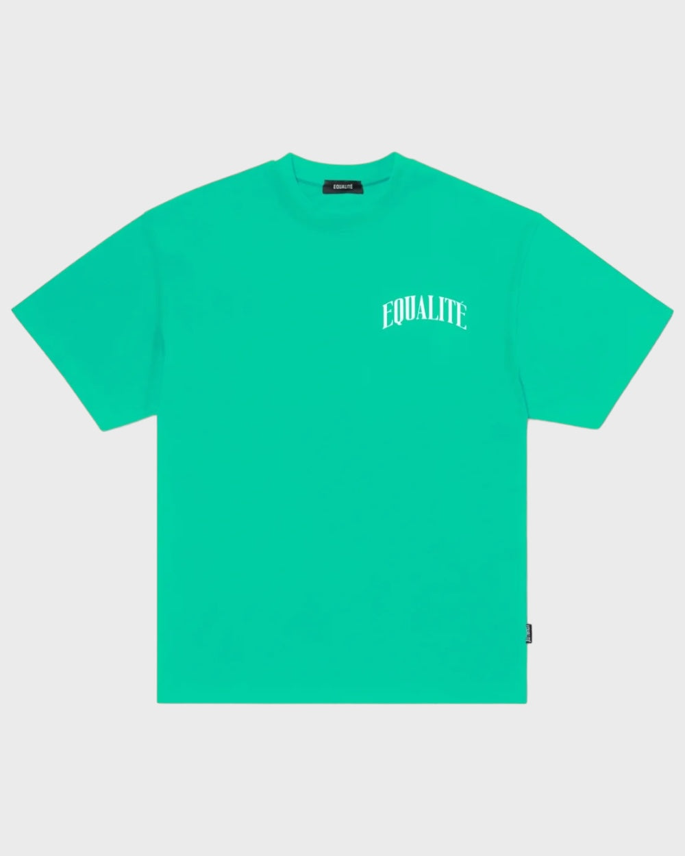 Equalité Oliver Oversized T-shirt Groen/Wit Unisex