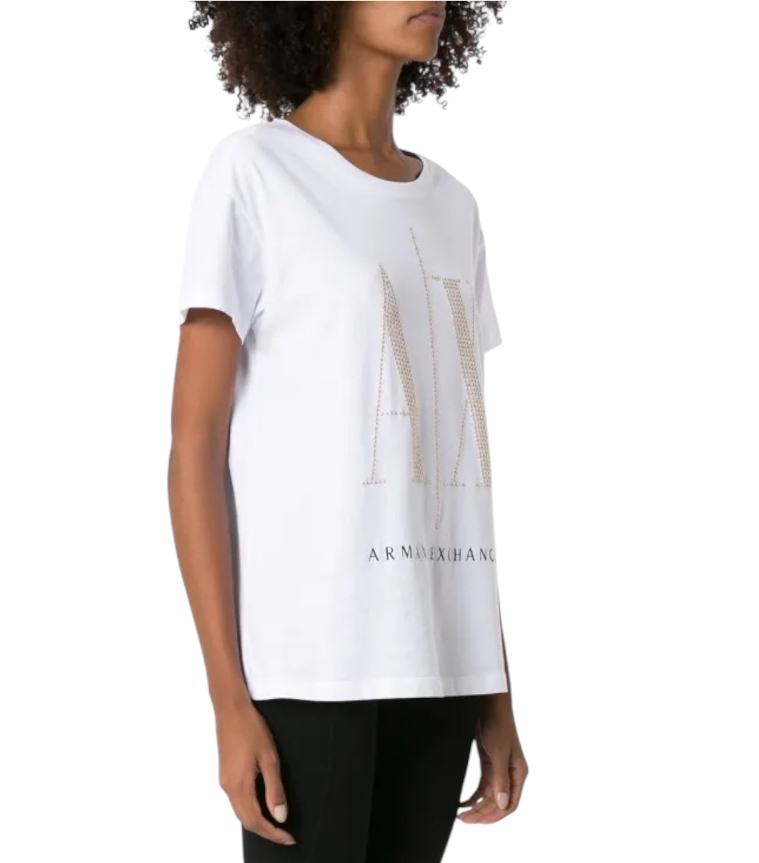 Armani Exchange Wit T-shirt Met Logo