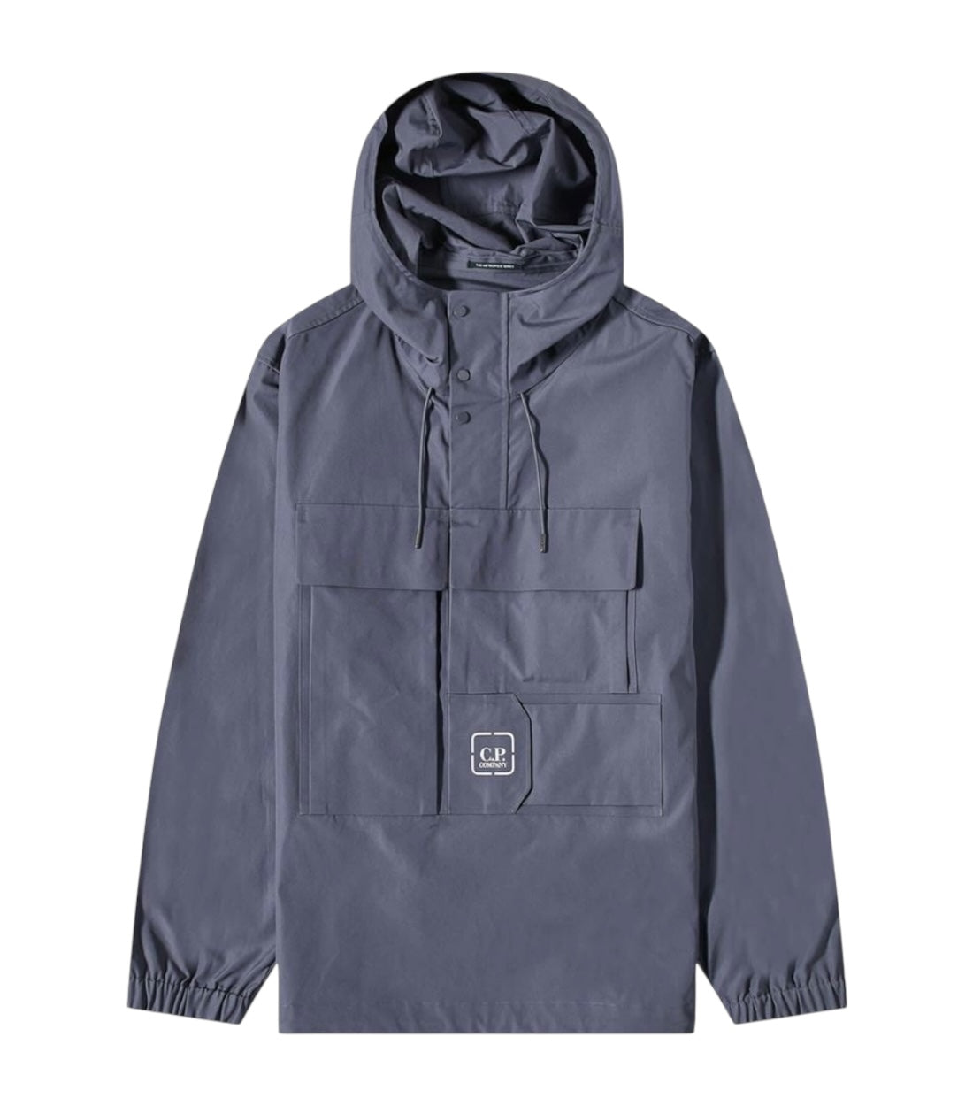 C.P. Company Metropolis Tech Patch Pop Over Anorak in Ombre Blue