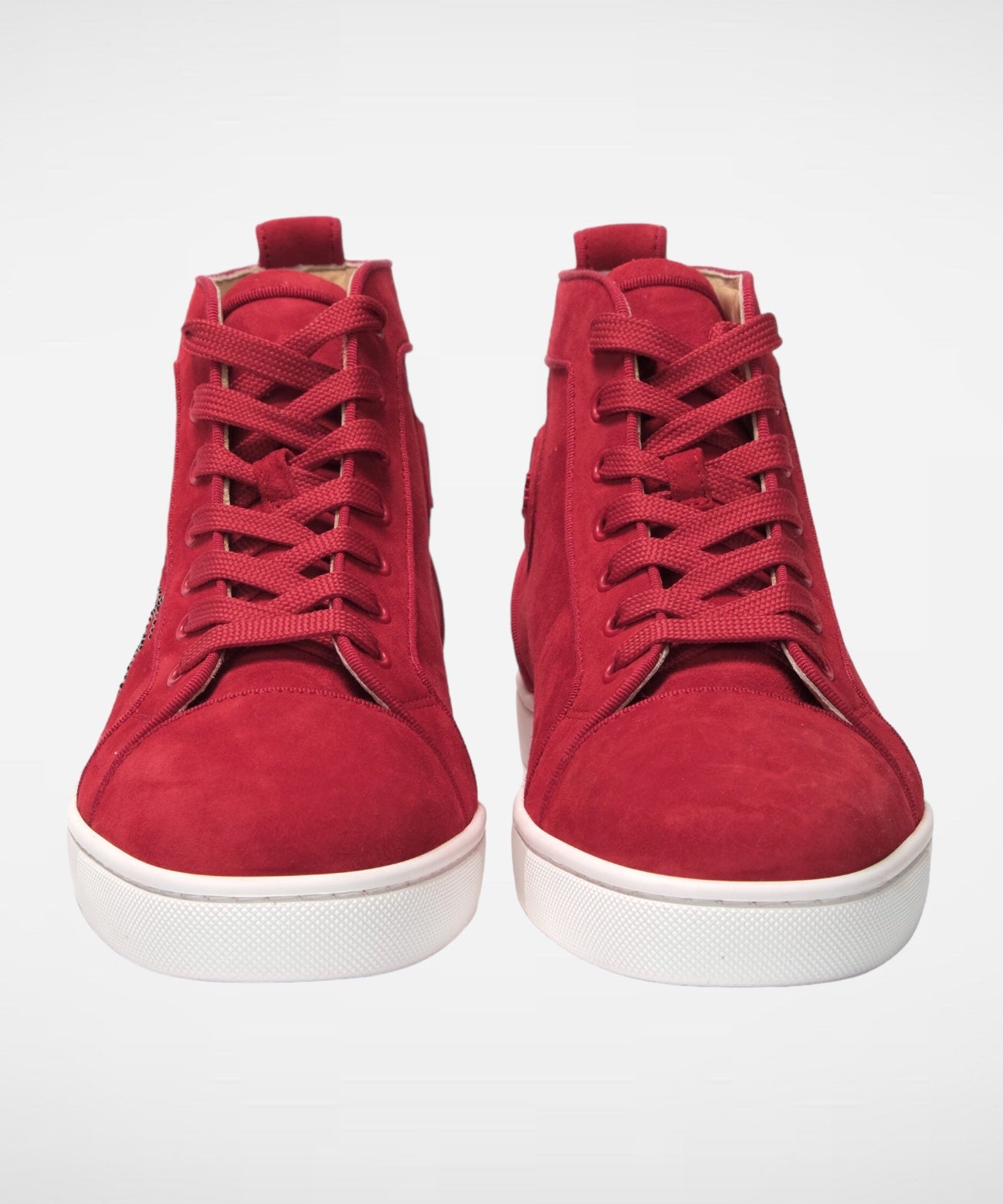 Christian Louboutin Rood High Top Sneakers