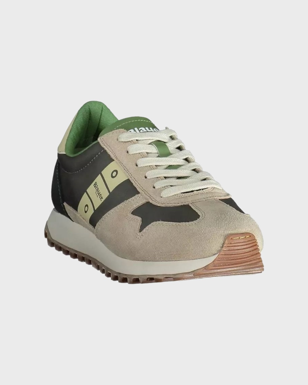 Blauer Beige Heren Sneakers