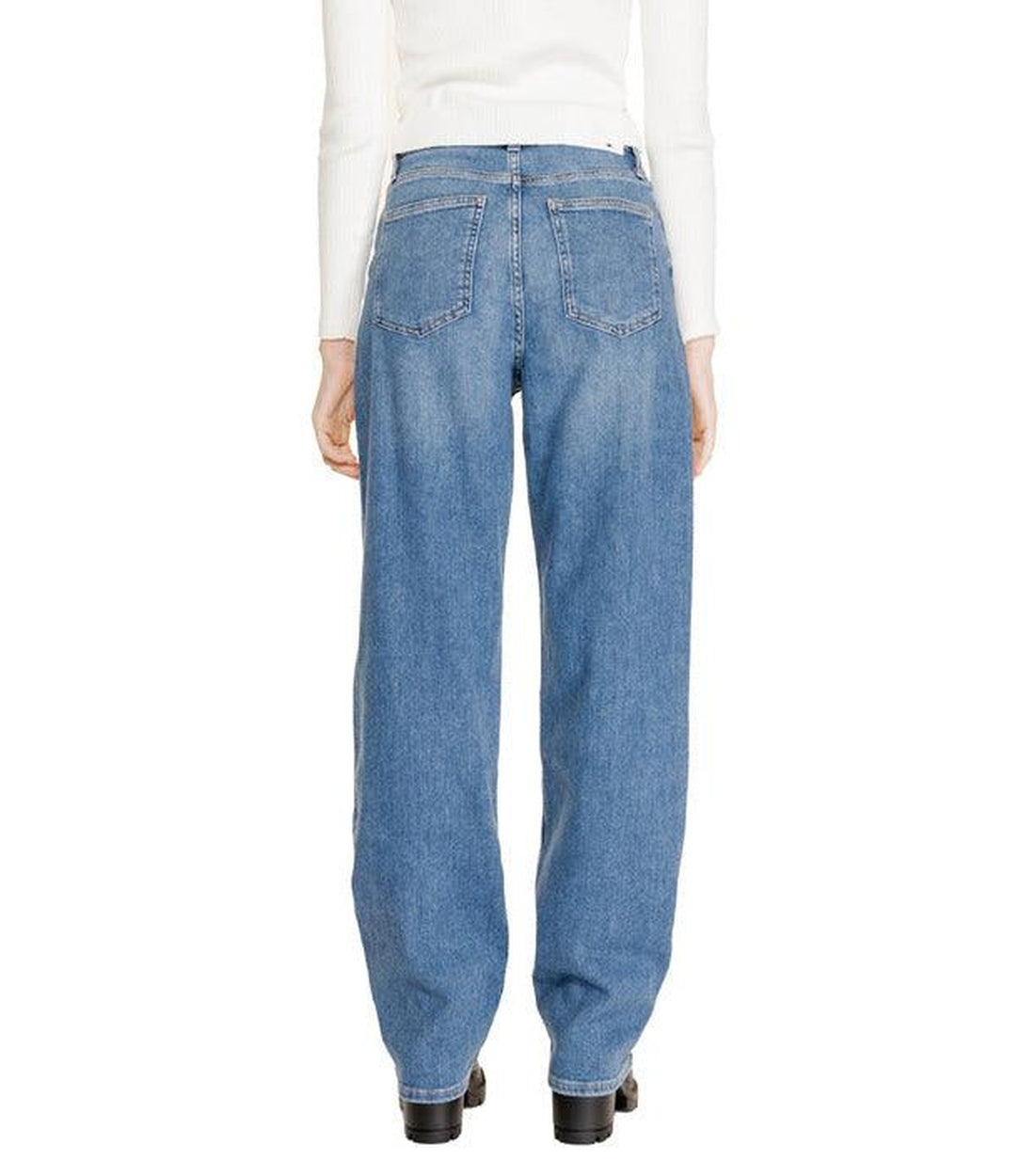 Calvin Klein Jeans Blauw Baggy Relaxed Jeans Dames