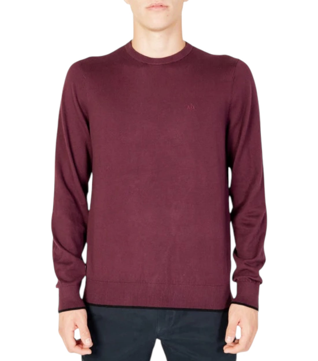 Armani Exchange Bordeaux rood Long Sleeve Shirt