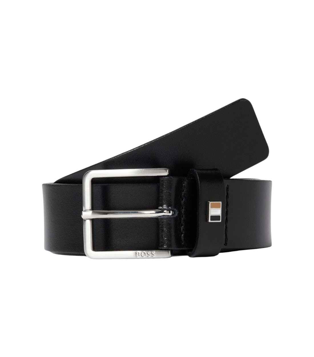 Hugo Boss Zwarte Leren Riem