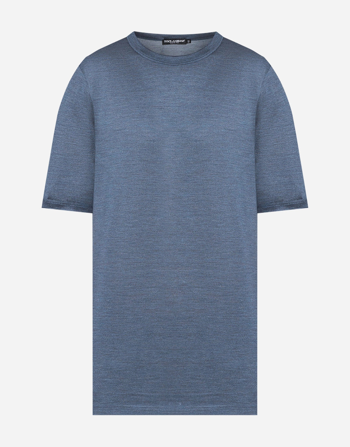 Dolce & Gabbana Blauw Zijden T-shirt