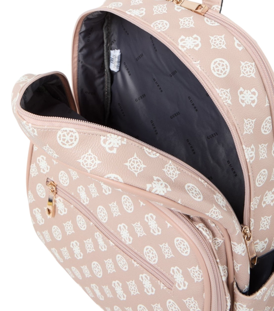 Guess Roze Wilder Rugzak Met Logoprint & 17 inch Laptopvak