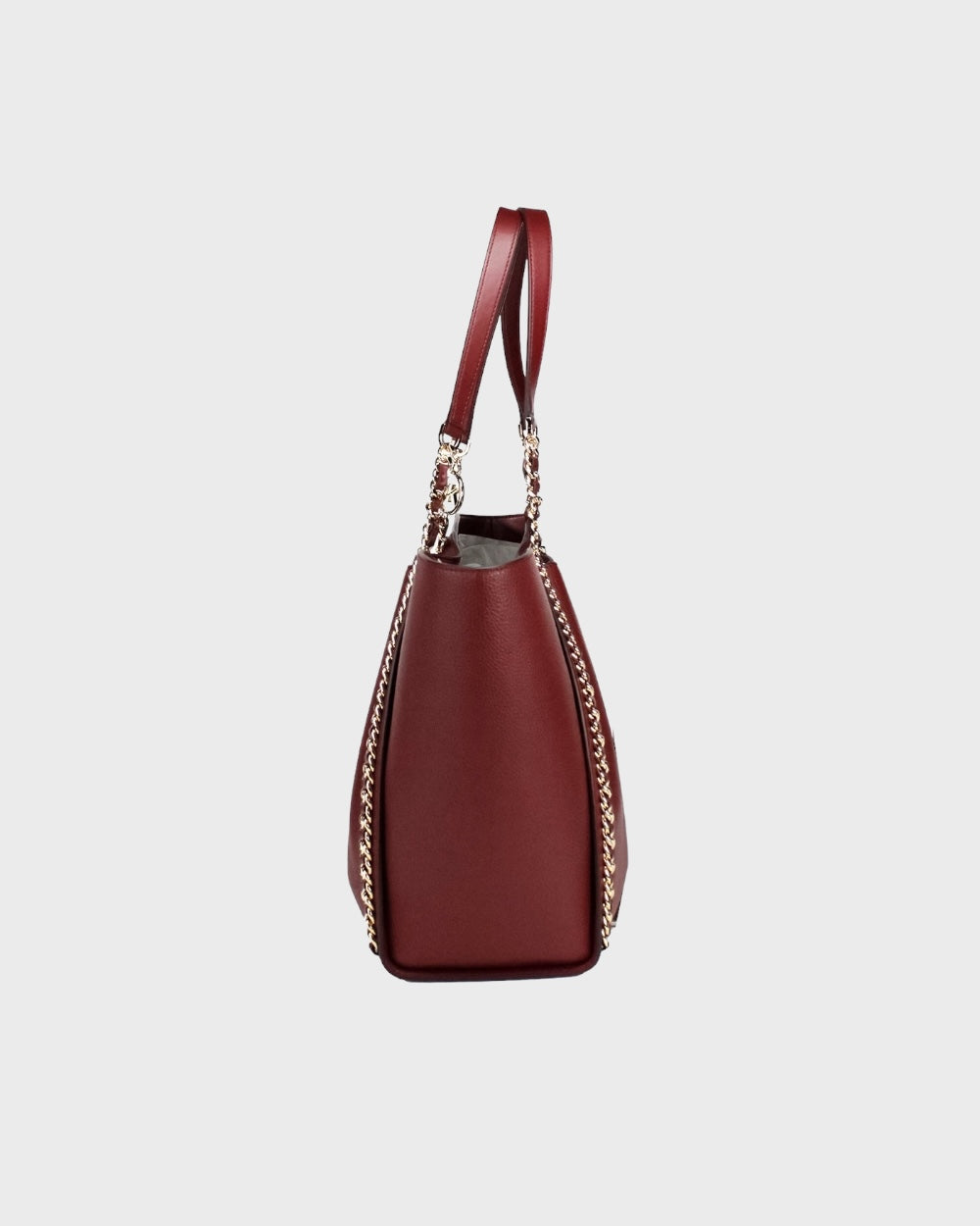 Michael Kors Mina Bordeaux Handtas