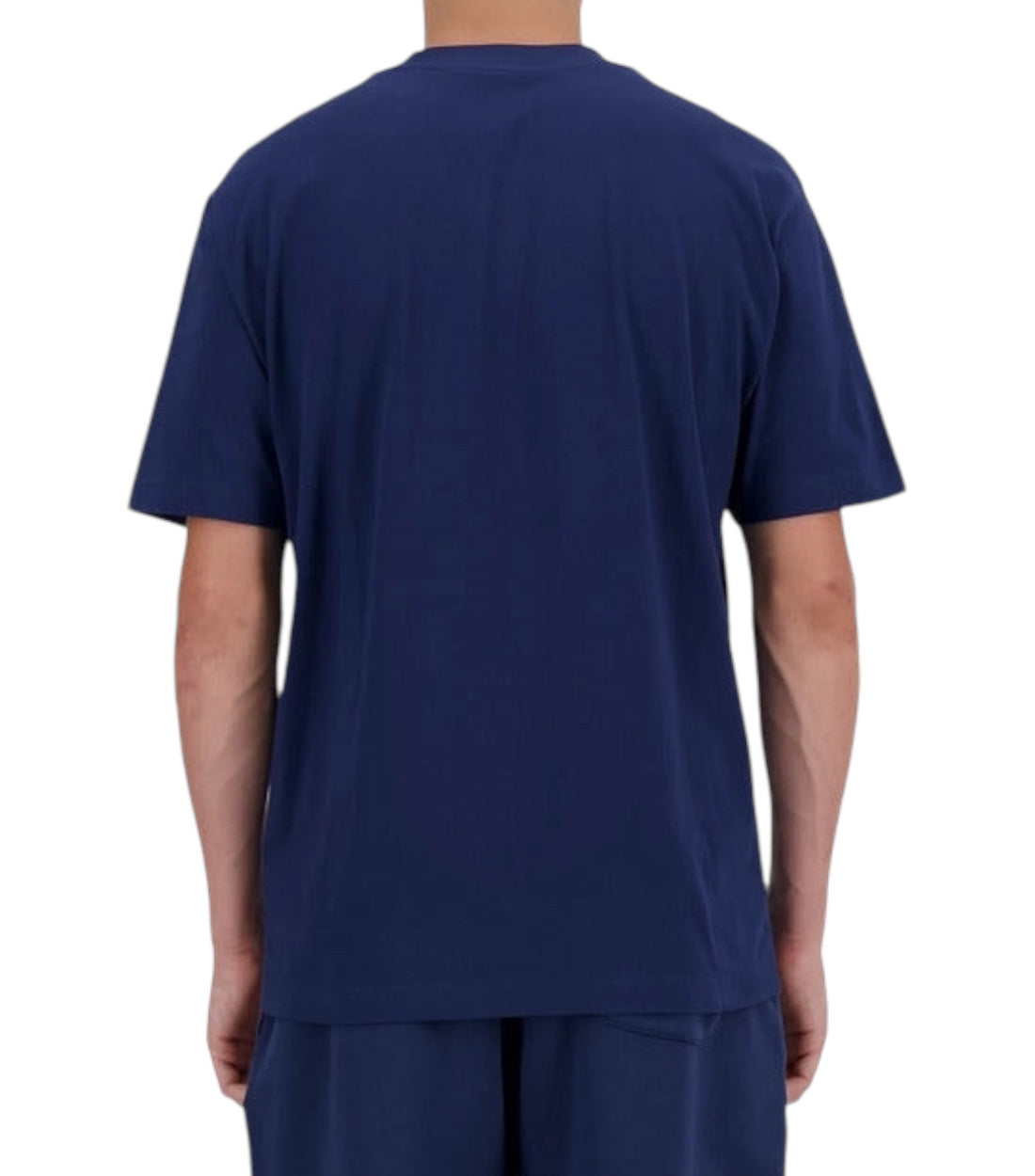 New Balance Blauw Athletics Katoenen T-Shirt