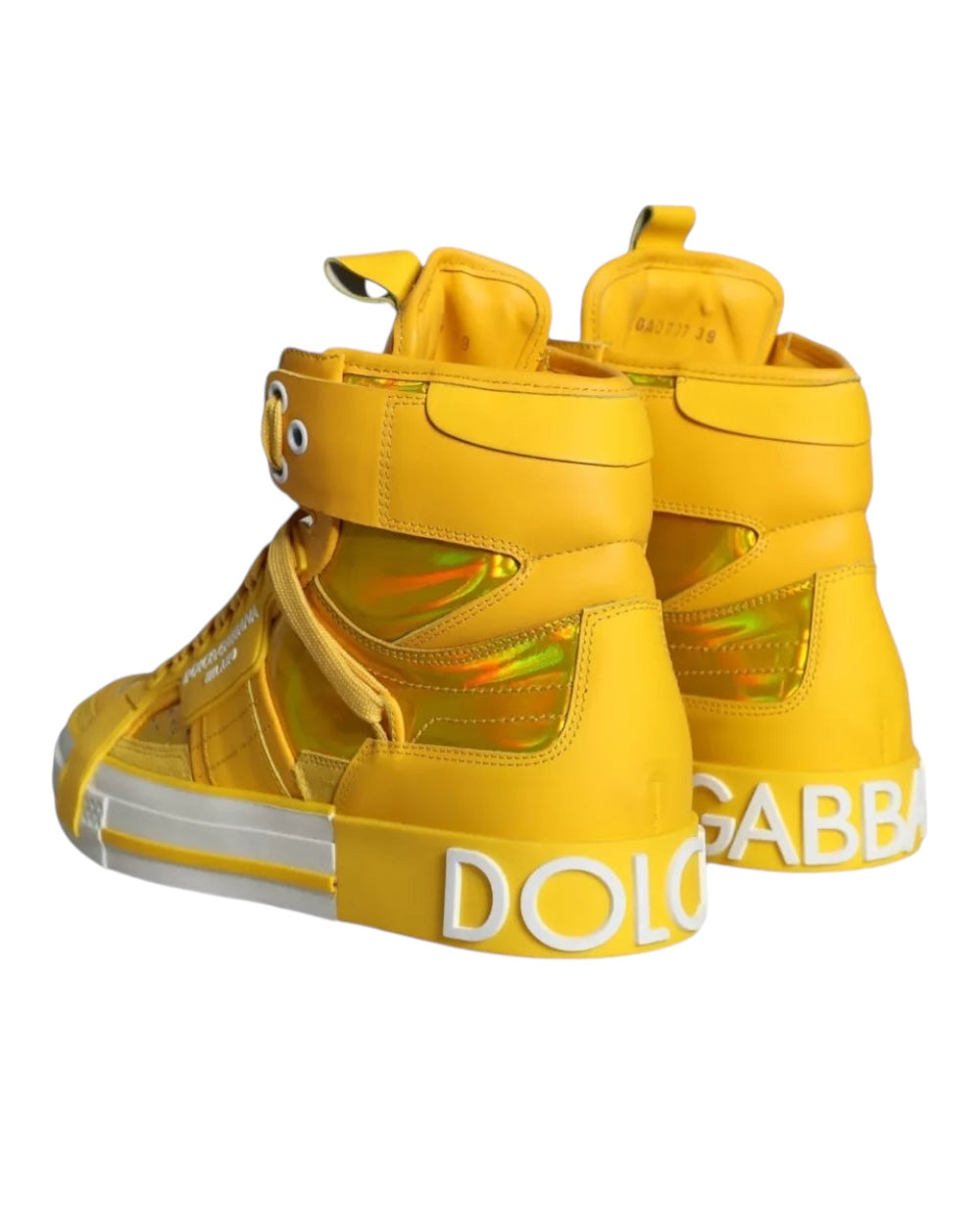 Dolce & Gabbana Geel High-Top Sneakers