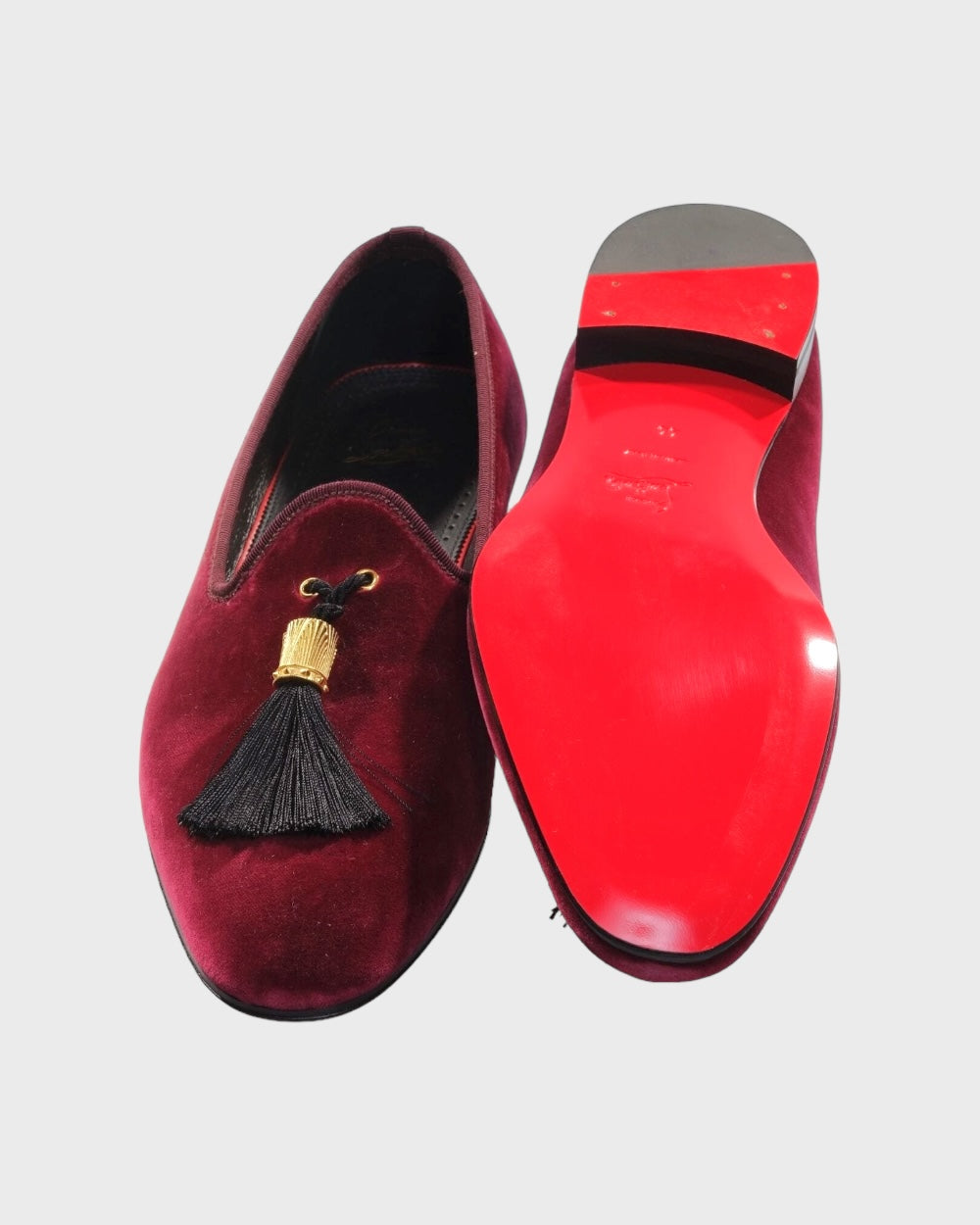 Christian Louboutin Stanboul Rood Suède Loafers