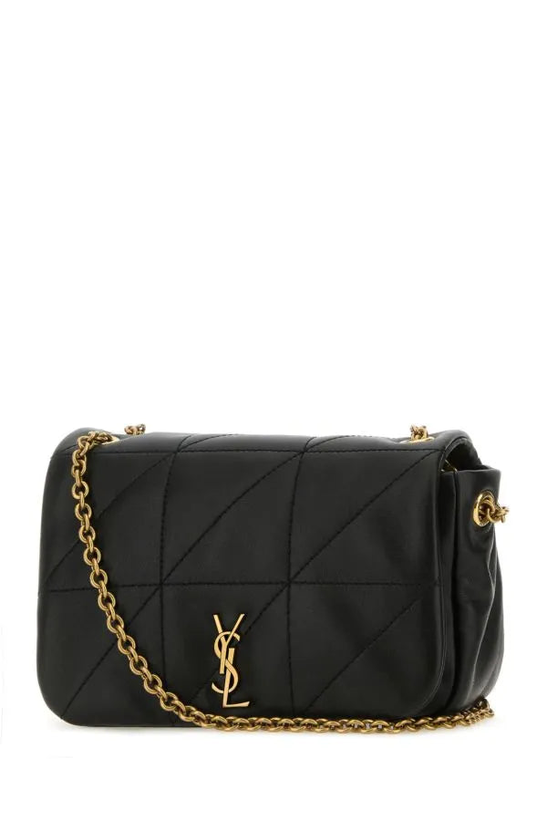 Saint Laurent Zwart Leren Mini Jamie Schoudertas