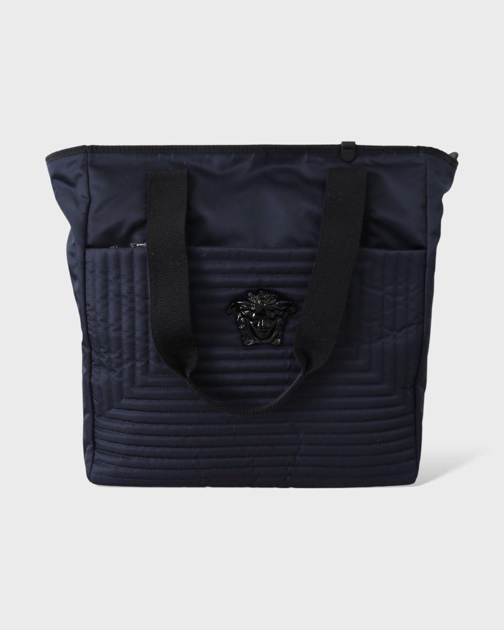 Versace | Nylon Tote Tas Zwart