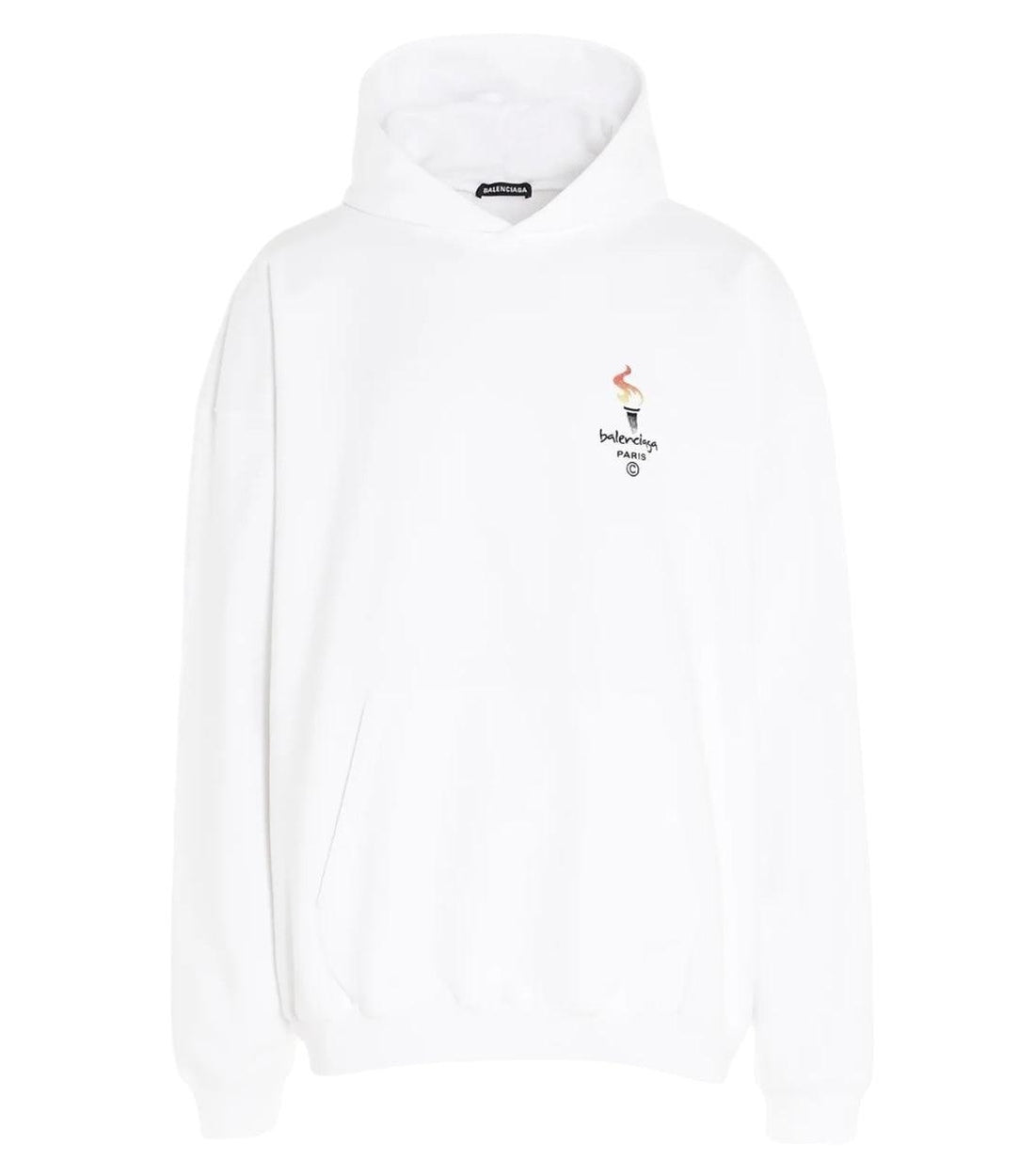 Balenciaga Parijs Olympische Vlam Oversized Hoodie