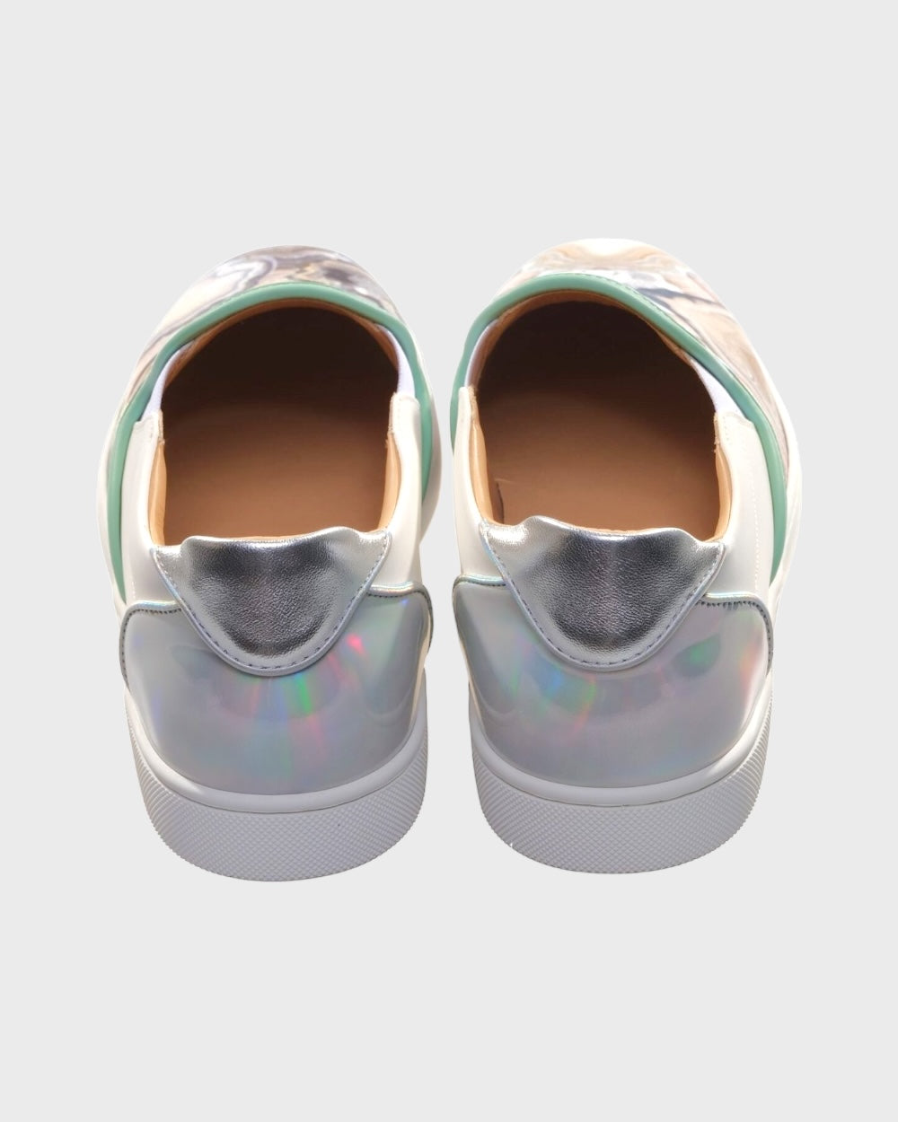 Christian Louboutin Sailor Boat Orlato Star Agate Print Slip-on Sneakers