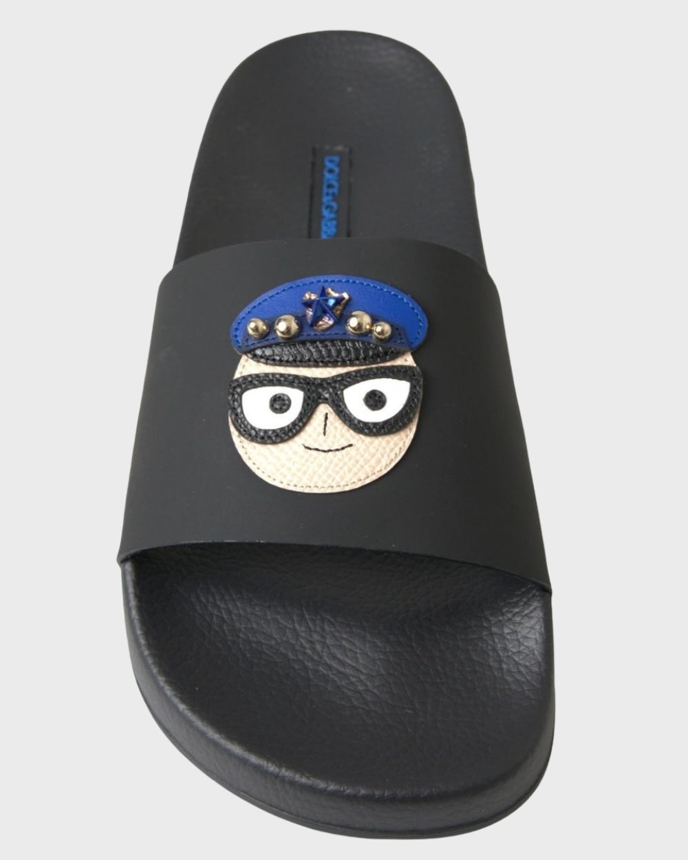 Dolce & Gabbana Zwart “Saint Barth” Slippers