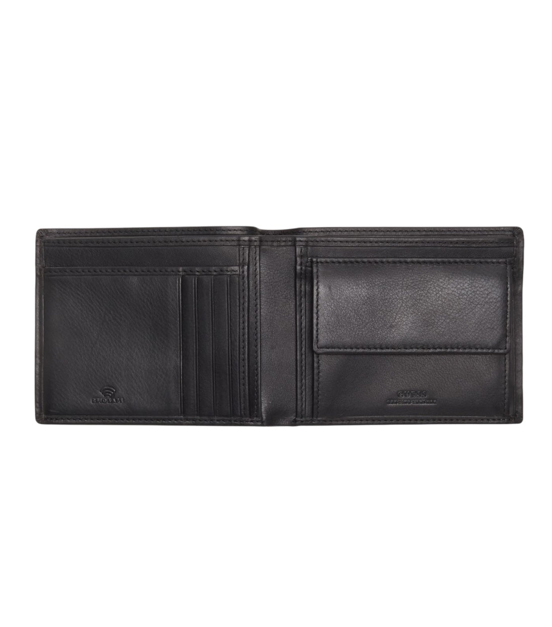 Guess Zwart New Boston Leren Billfold Portemonnee