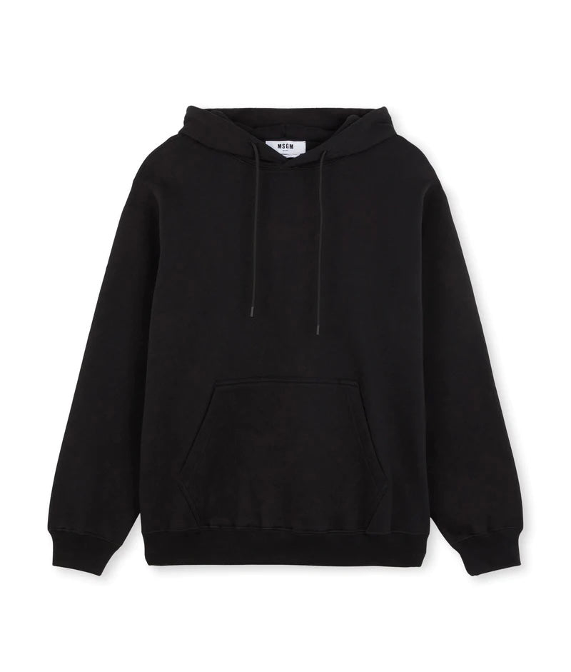 MSGM Zwart Hoodie Unisex