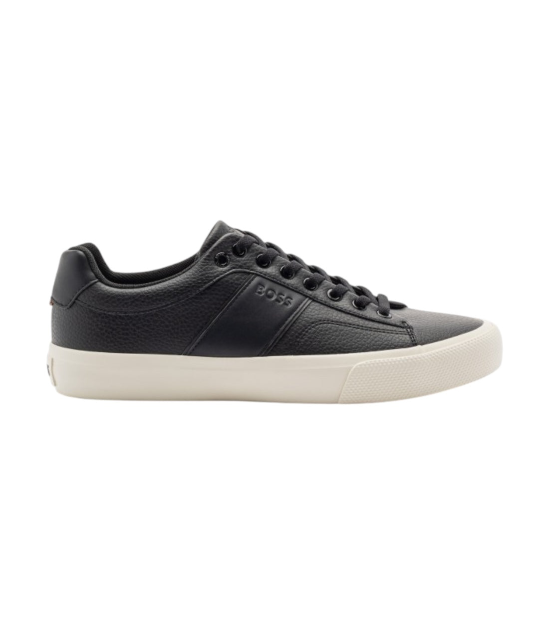 Hugo Boss Zwart Leren Upper Black Schoenen