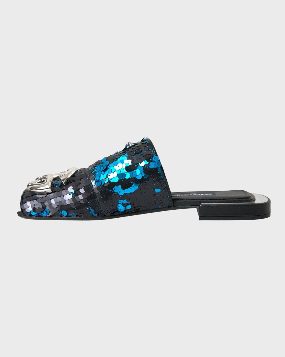 Dolce & Gabbana Blauw Pailletten Sandalen