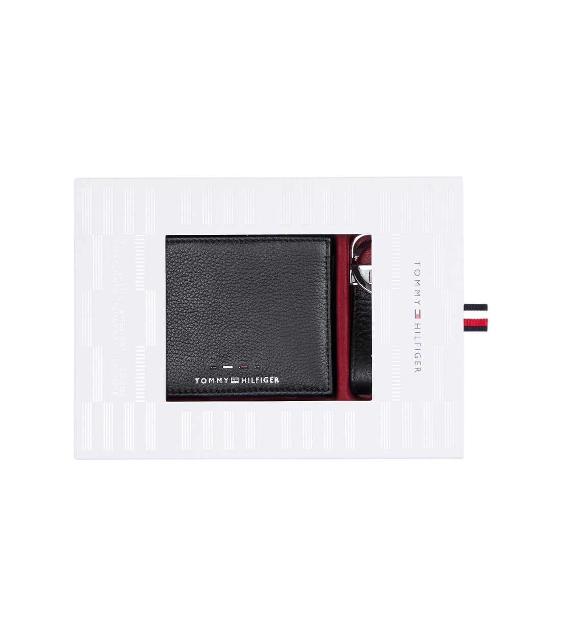 Tommy Hilfiger Premium Cadeauset Met Leren Portemonnee