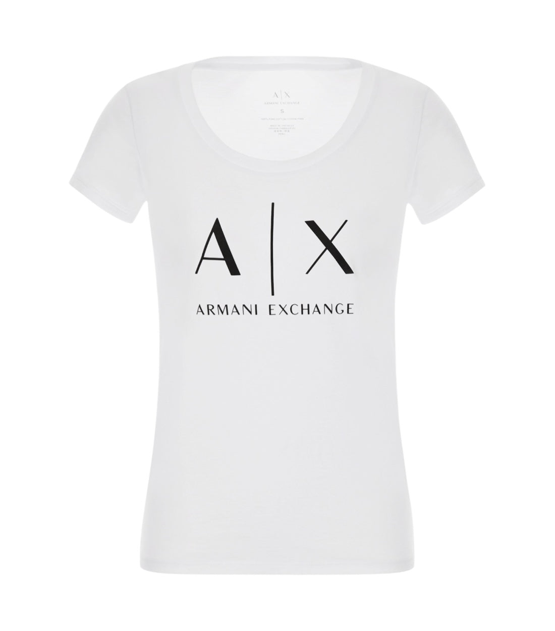 Armani Exchange Wit T-shirt Met Logoprint