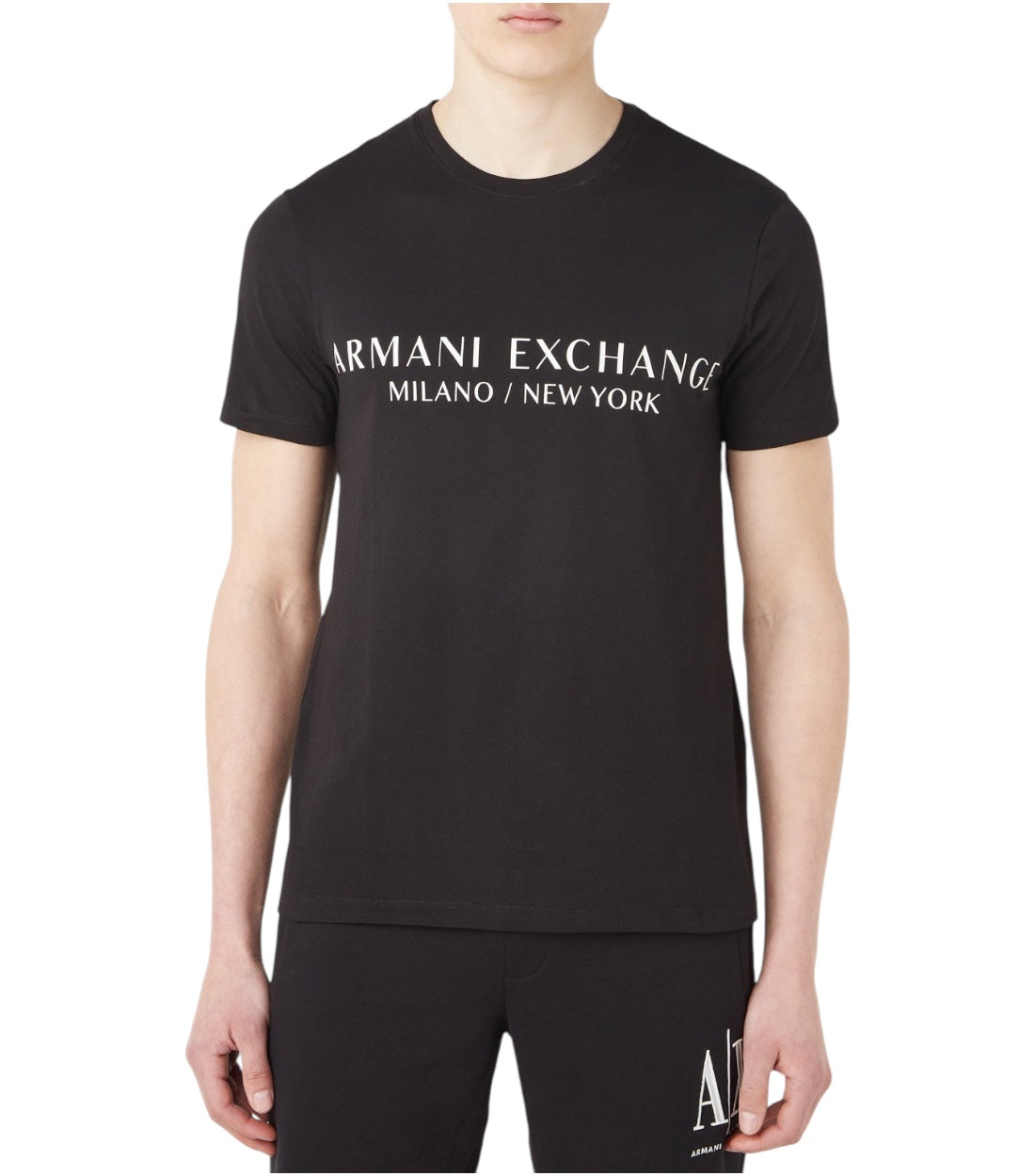 Armani Exchange Zwart T-shirt Met Logo