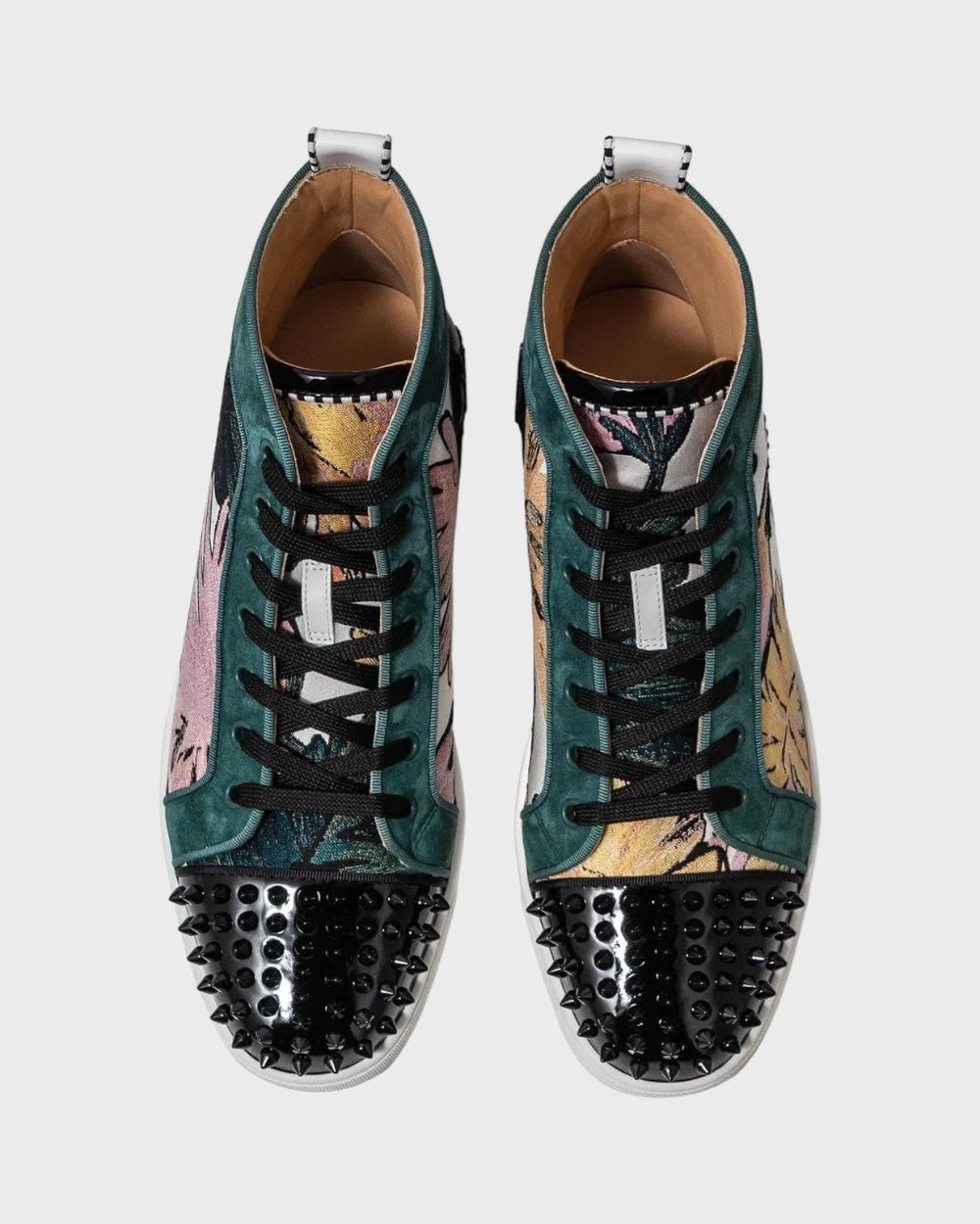 Christian Louboutin | Louis Orlato High Top Sneakers Met Studs