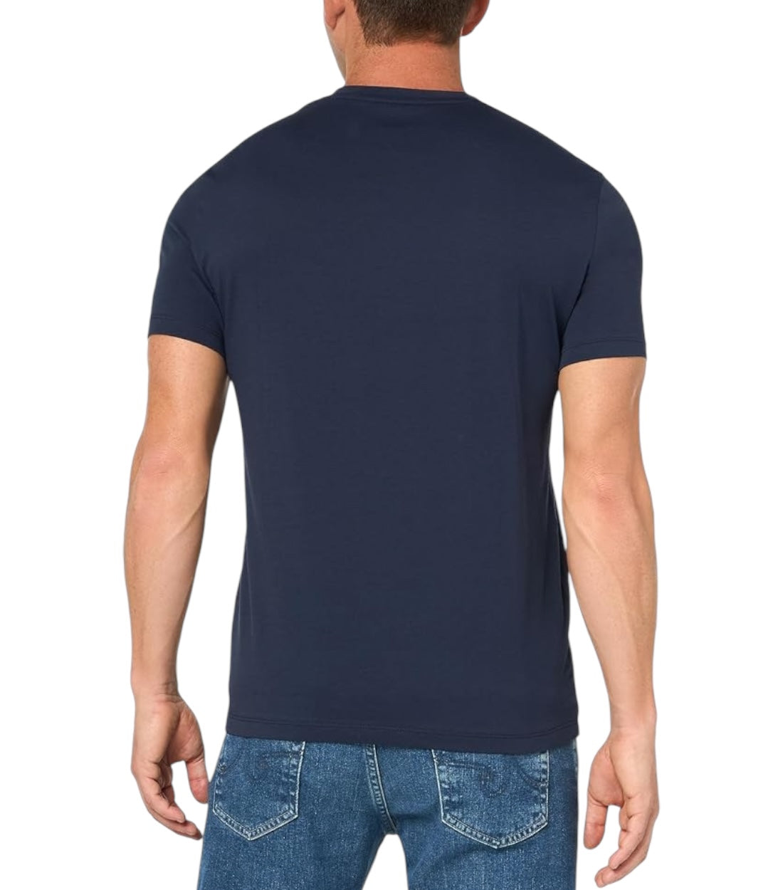 Armani Exchange Blauw Regular Fit T-shirt