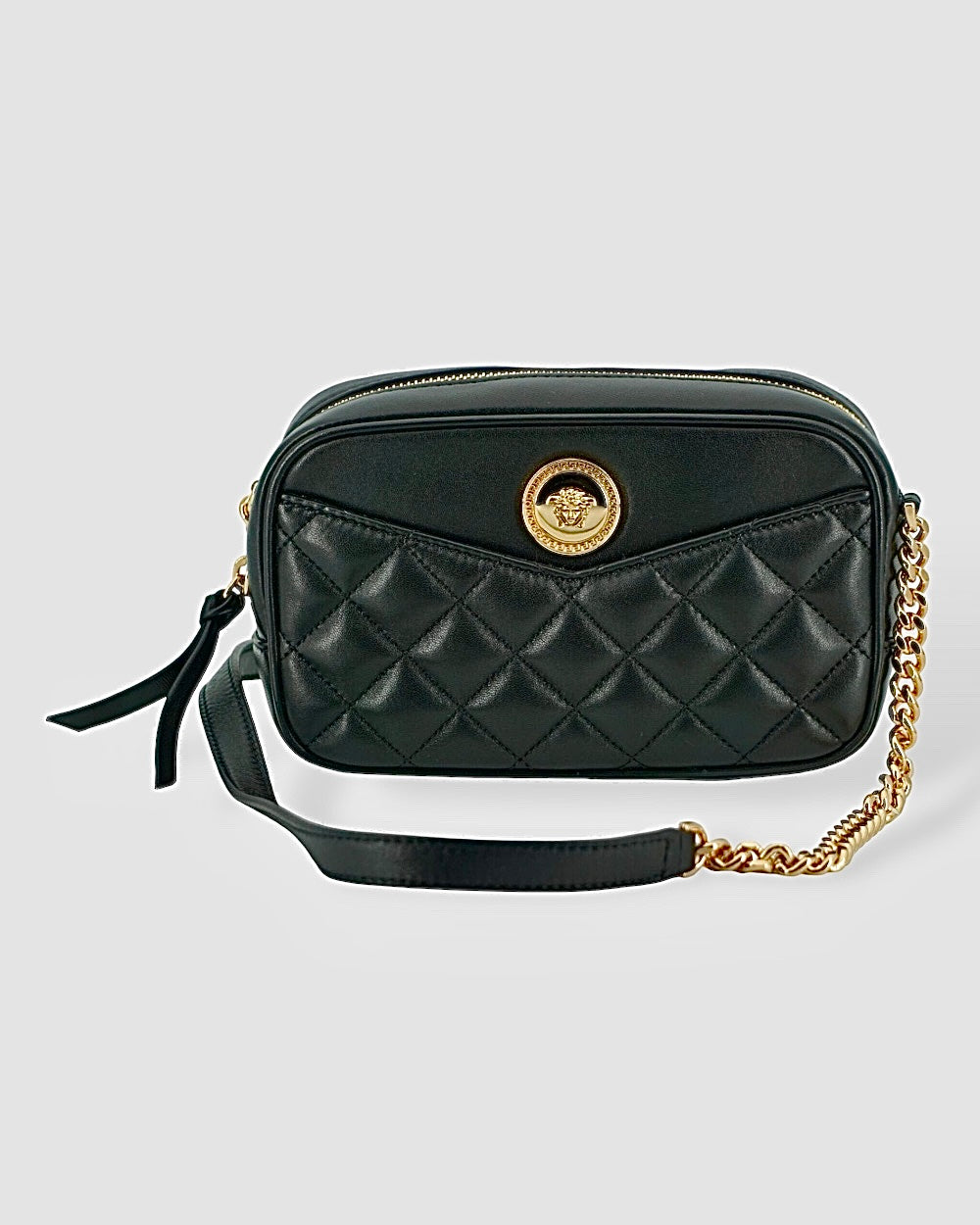 Versace Lamleer Camera Crossbody Zwart