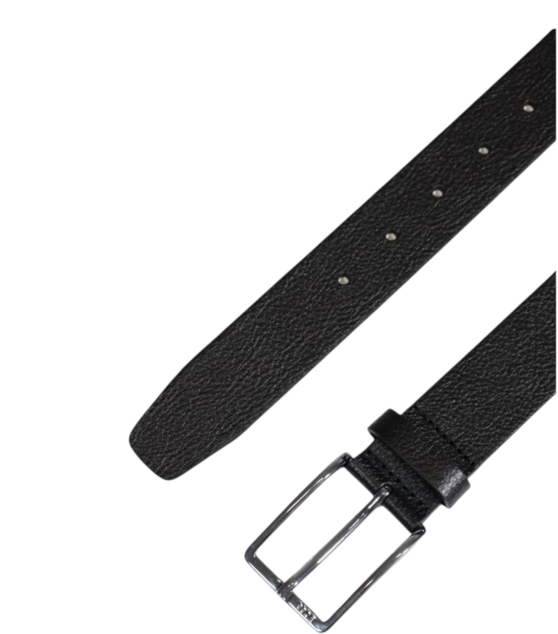 Hugo Boss Zwarte Leren Riem