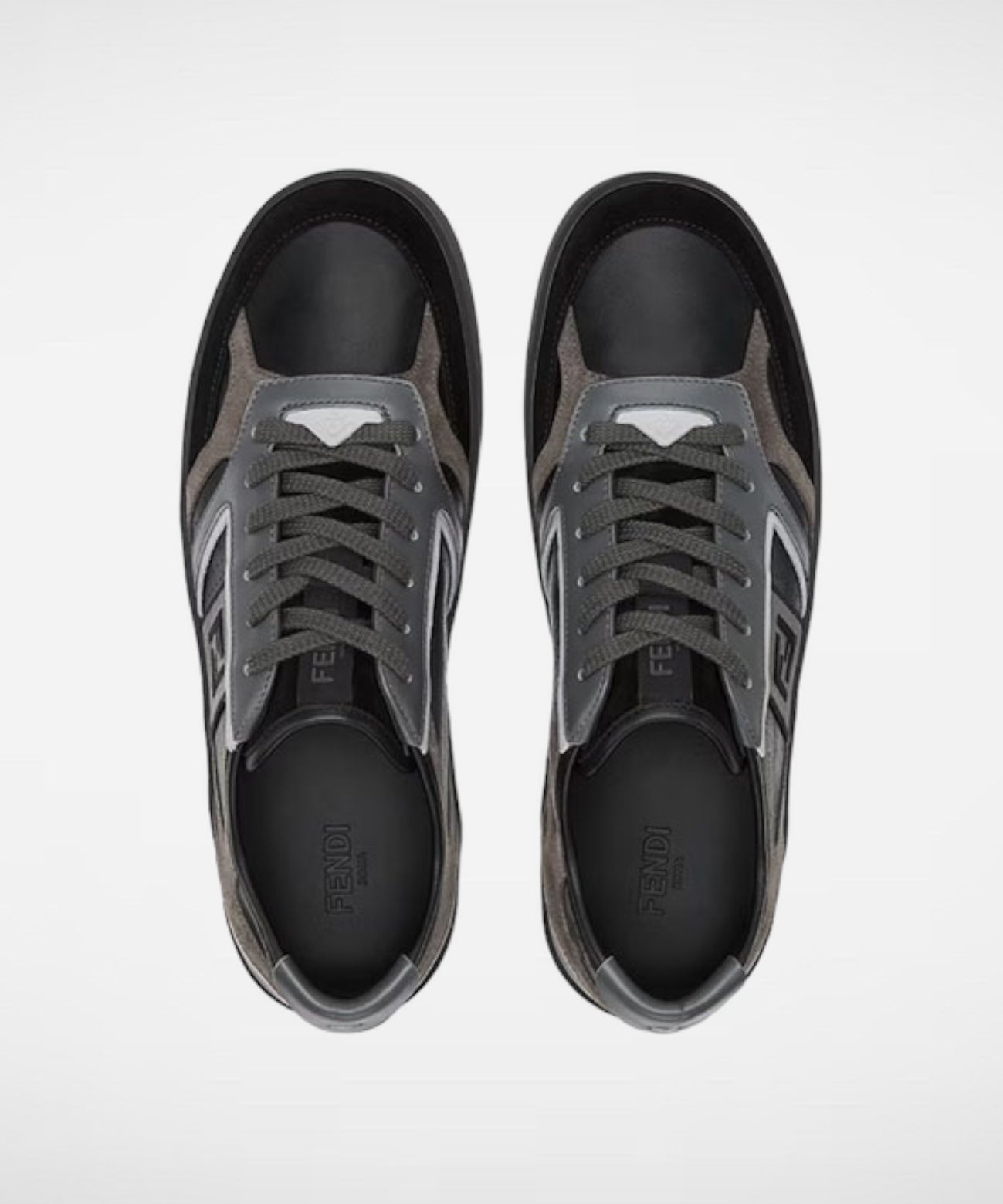 Fendi Kalfsleer Zwart Sneakers