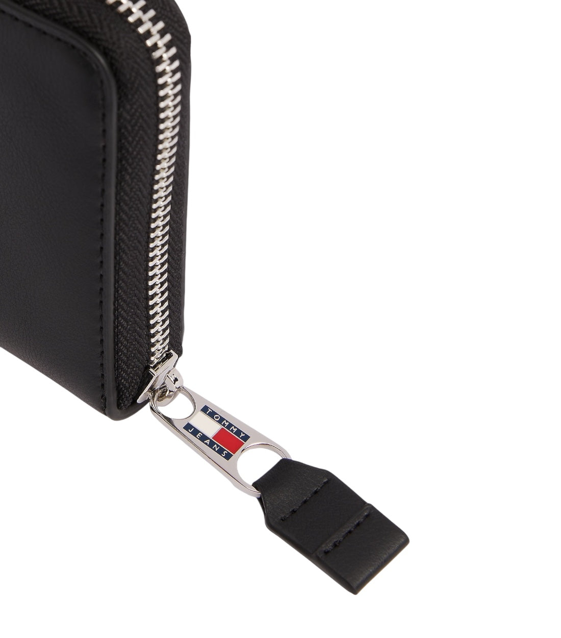 Tommy Hilfiger Zwart Essential Logo Zip-Around Portemonnee