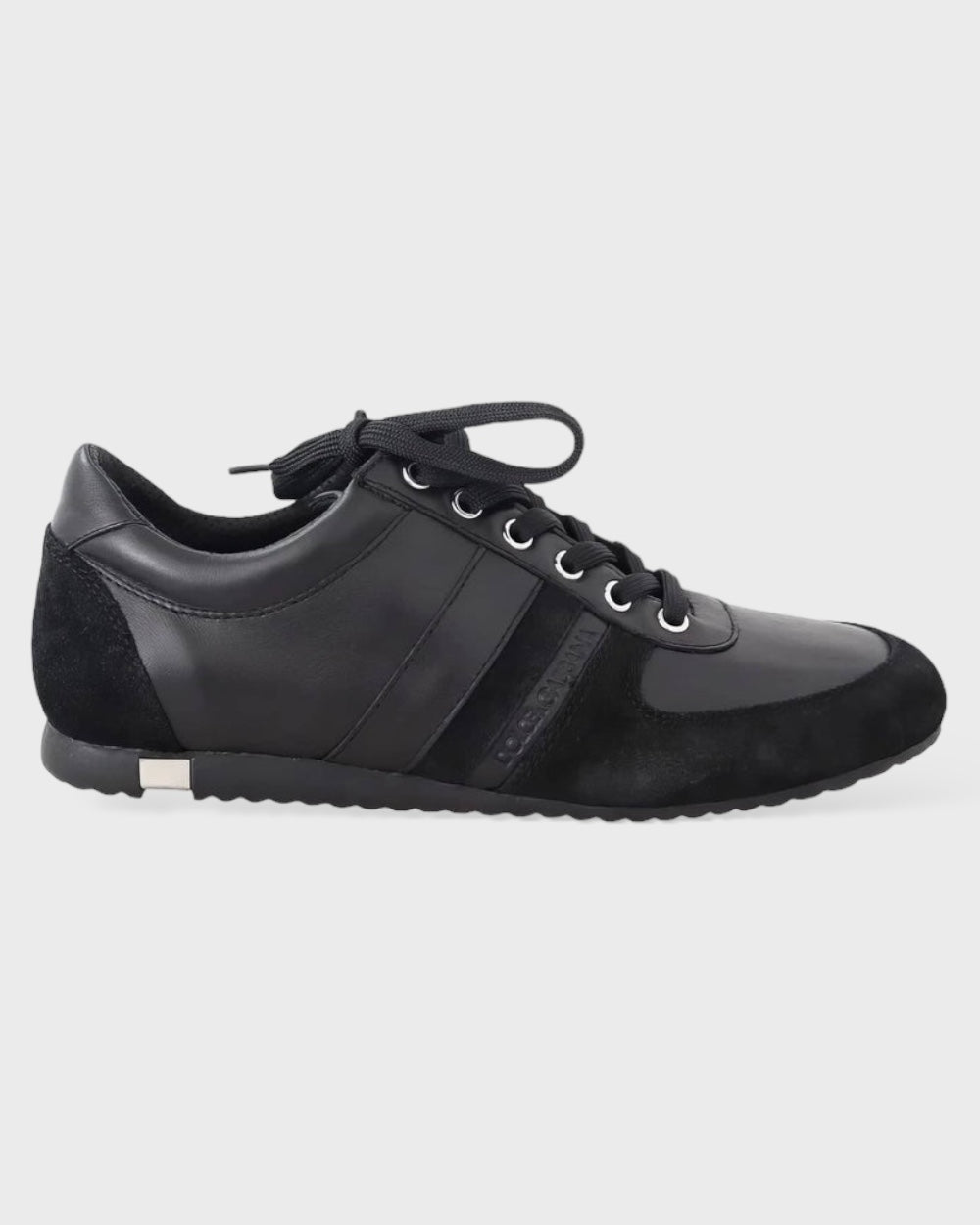 Dolce & Gabbana Zwart Leren Casual Sneakers