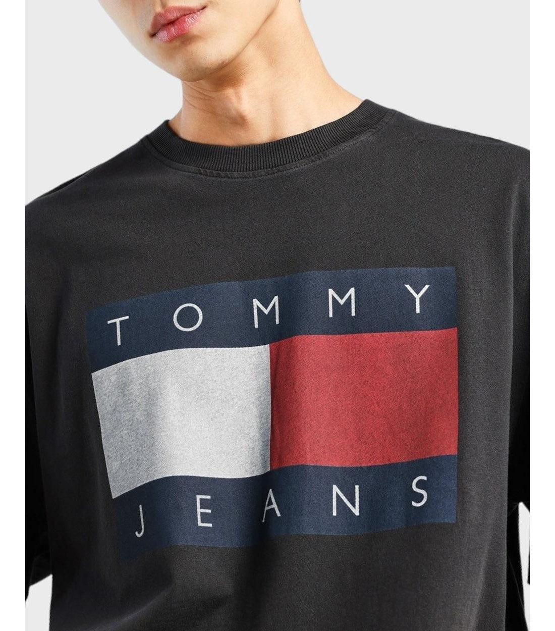 Tommy Hilfiger Zwart Flag T-shirt