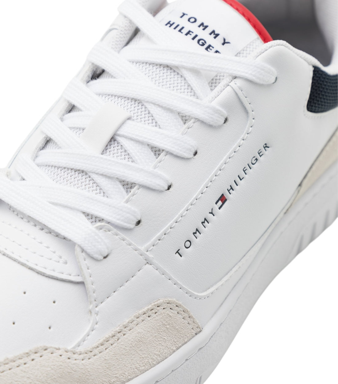 Tommy Hilfiger Wit Sneakers Met Logodetail