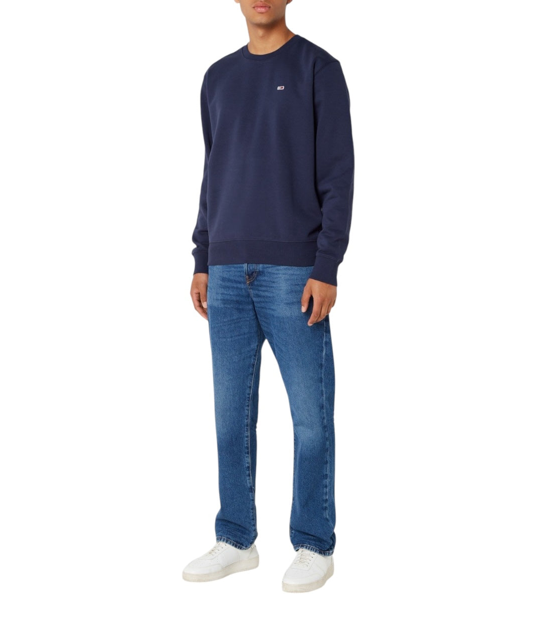 Tommy Hilfiger Jeans Sweater Met Ronde Hals En Logoborduring