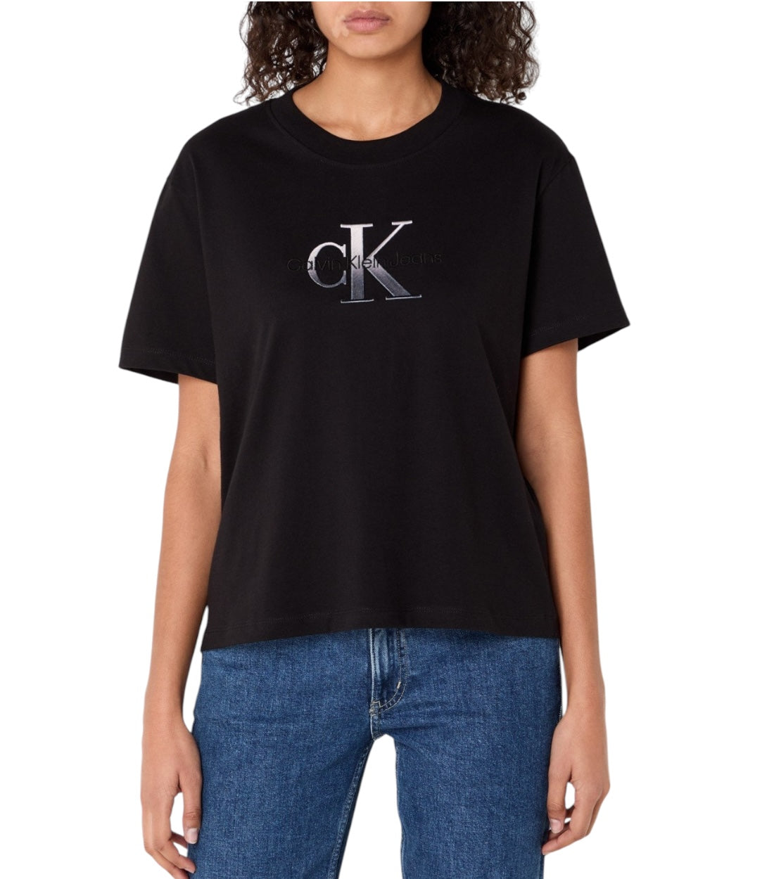 Calvin Klein Jeans Zwart T-shirt Met Logo