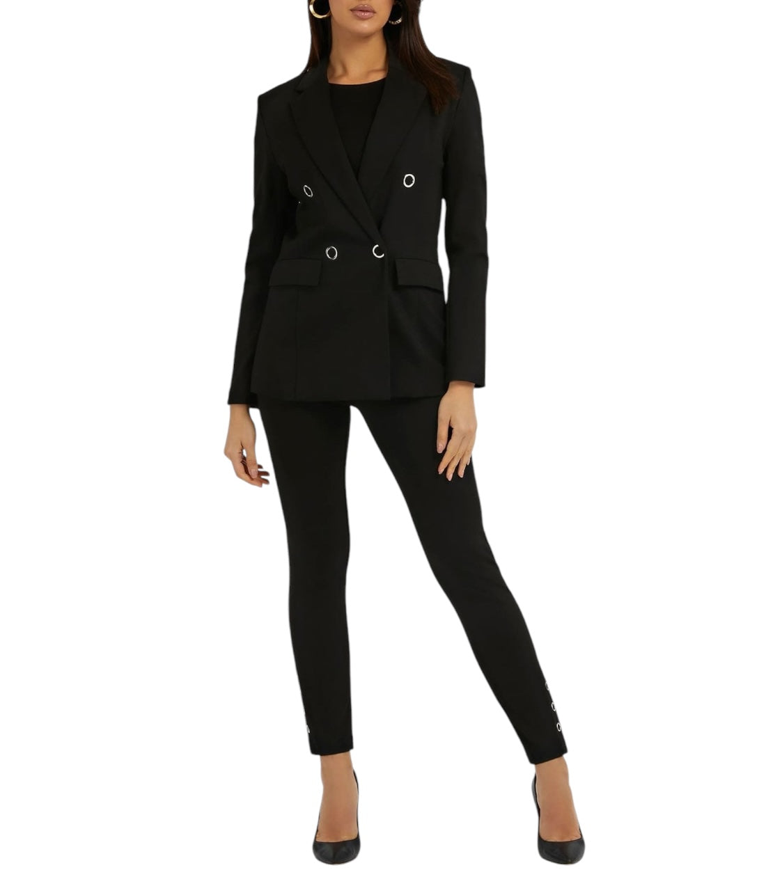 Guess Zwart TWEE RIJ Blazer