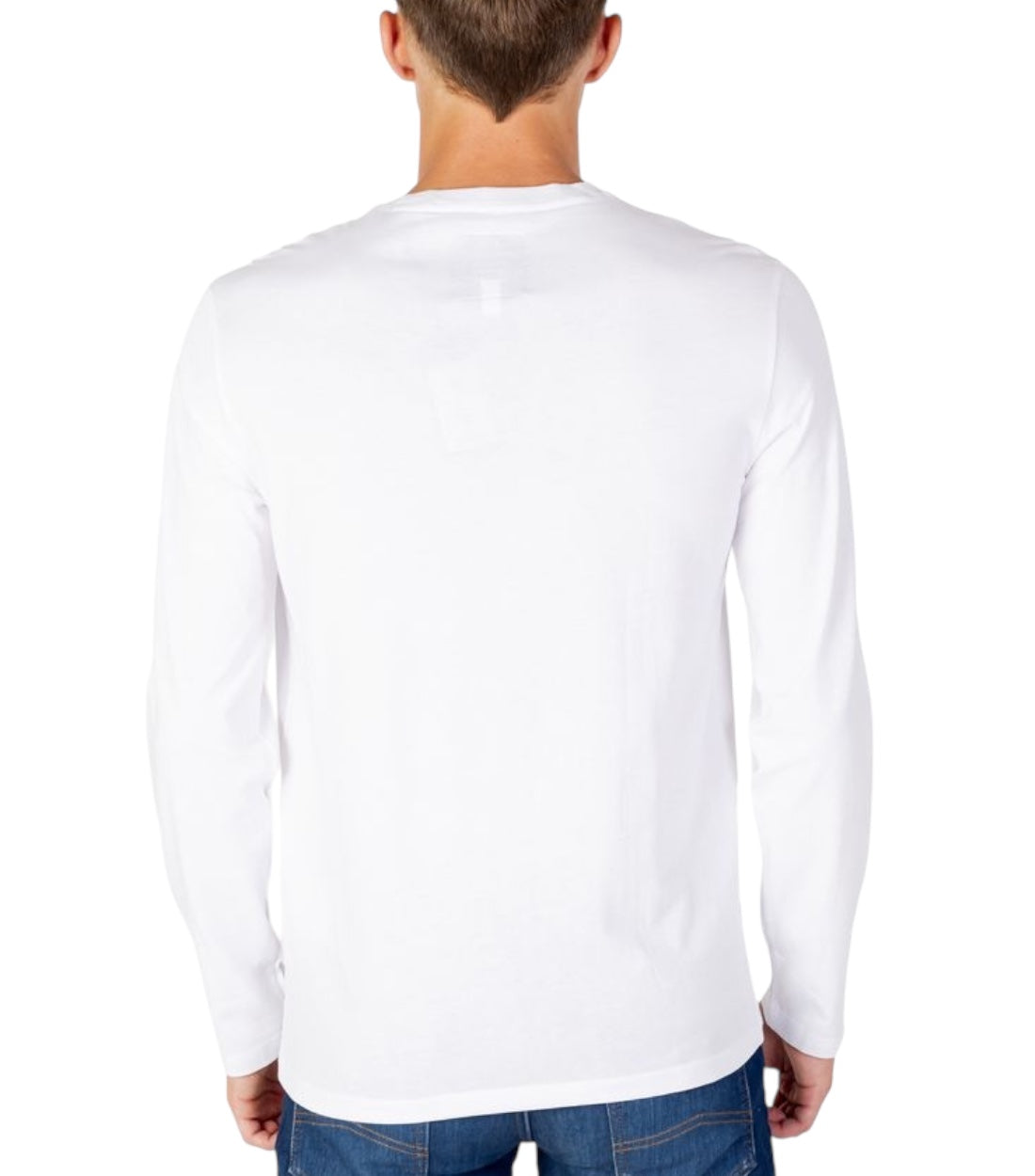 Armani Exchange Wit T-shirt Long Sleeve Met Logo