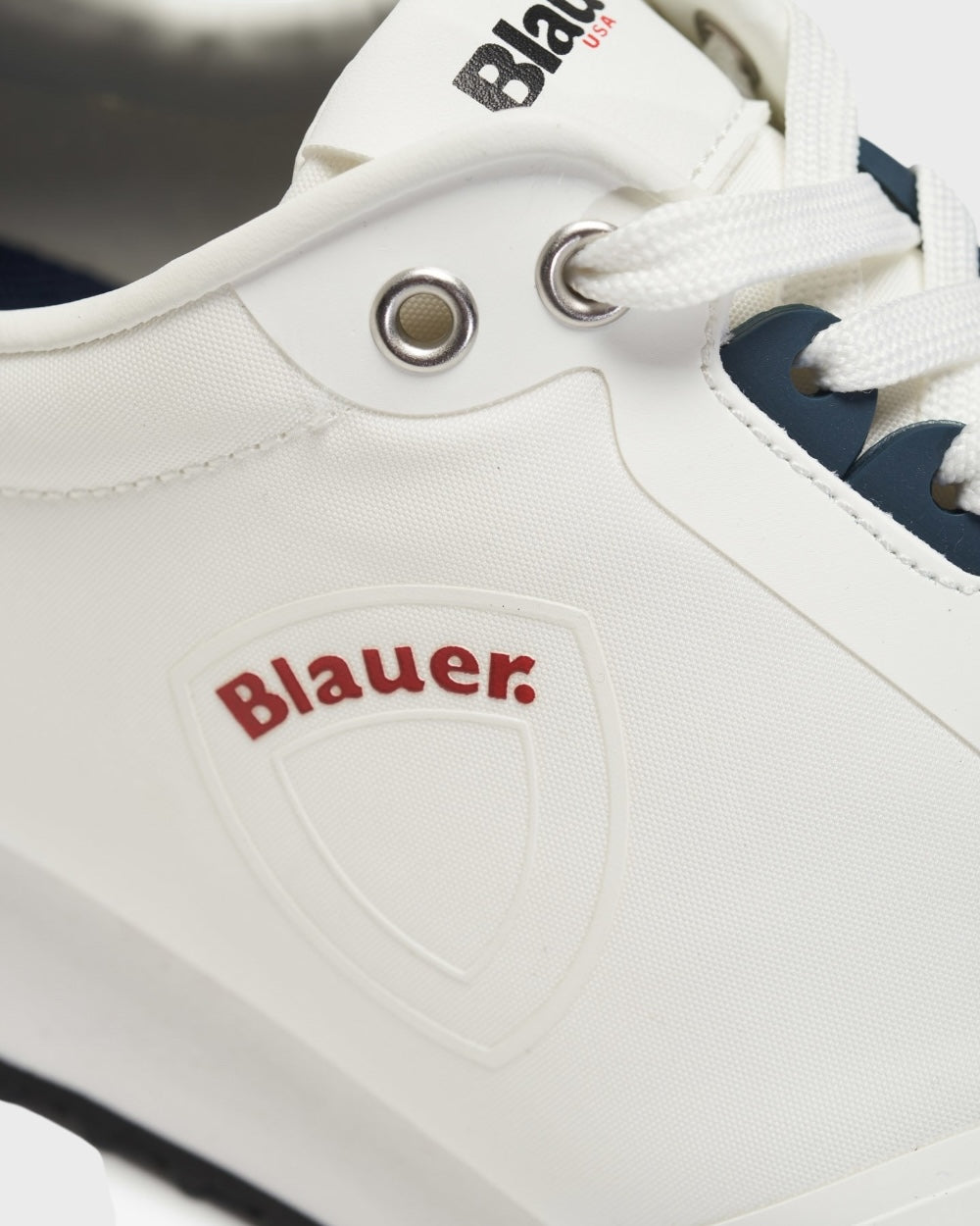 Blauer Wit Heren Sneakers