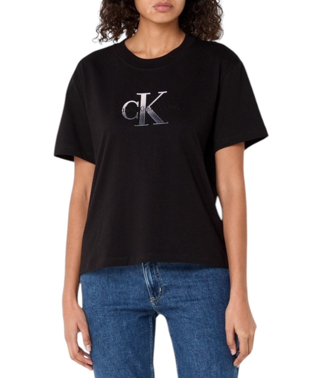 Calvin Klein Jeans Zwart T-shirt Met Logo