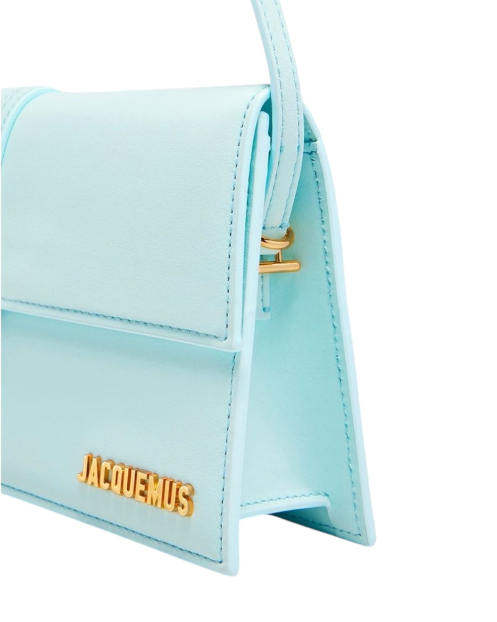 Jacquemus Blauw Leren Le Bambino Long Schoudertas