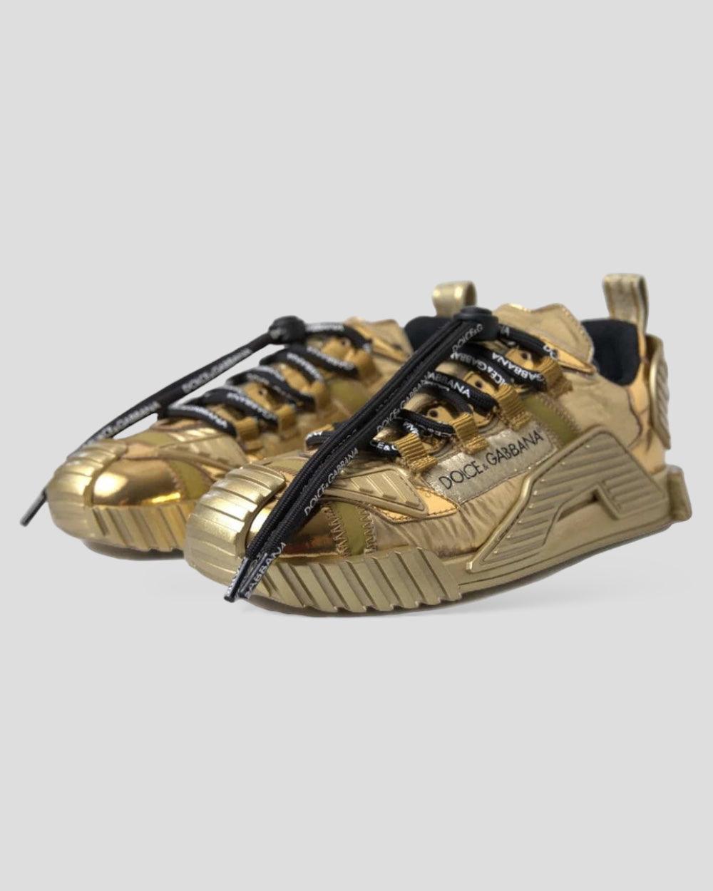 Dolce & Gabbana NS1 Sneakers Metallic Gold