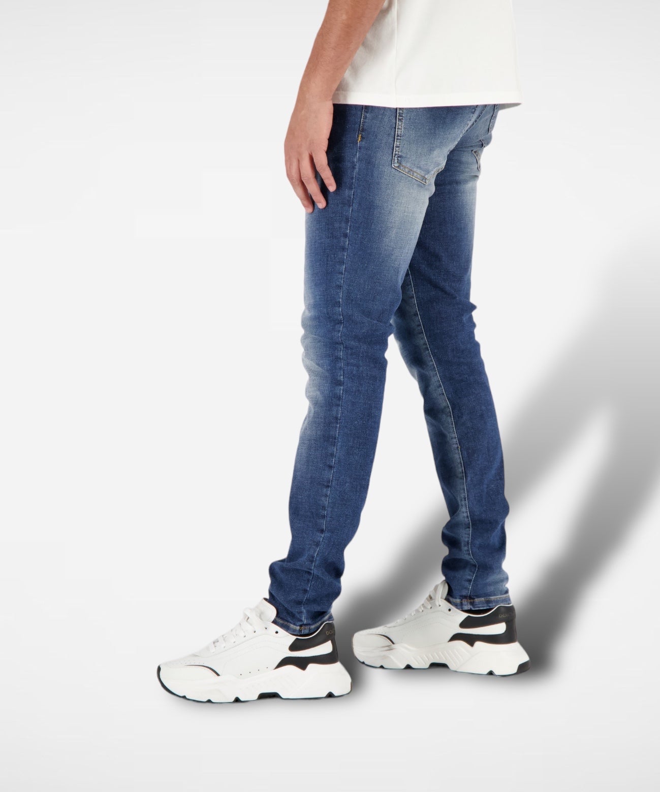 Boragio Blauw Jeans Slim Fit 8023