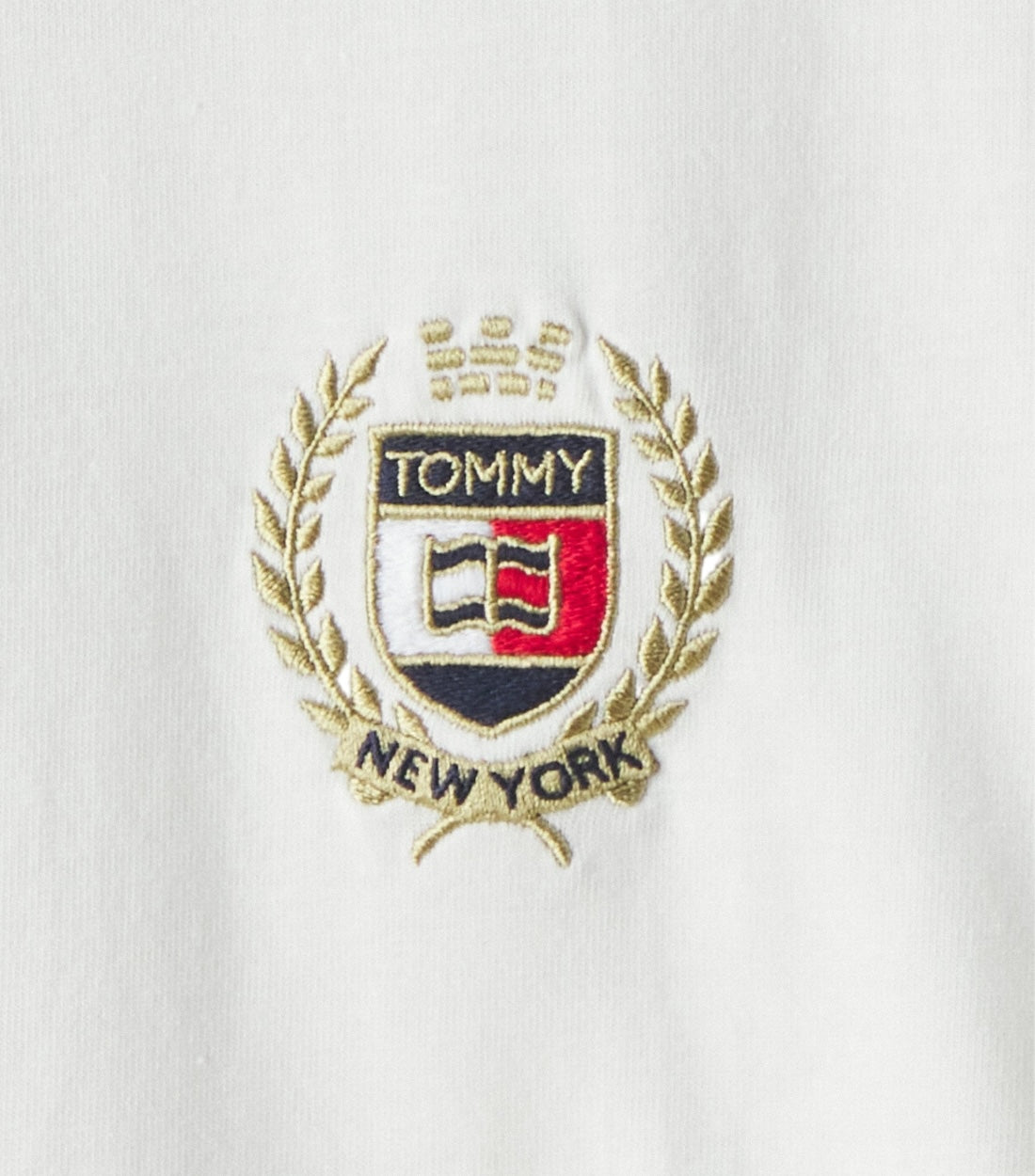 Tommy Hilfiger Wit Crest Flag T-shirt