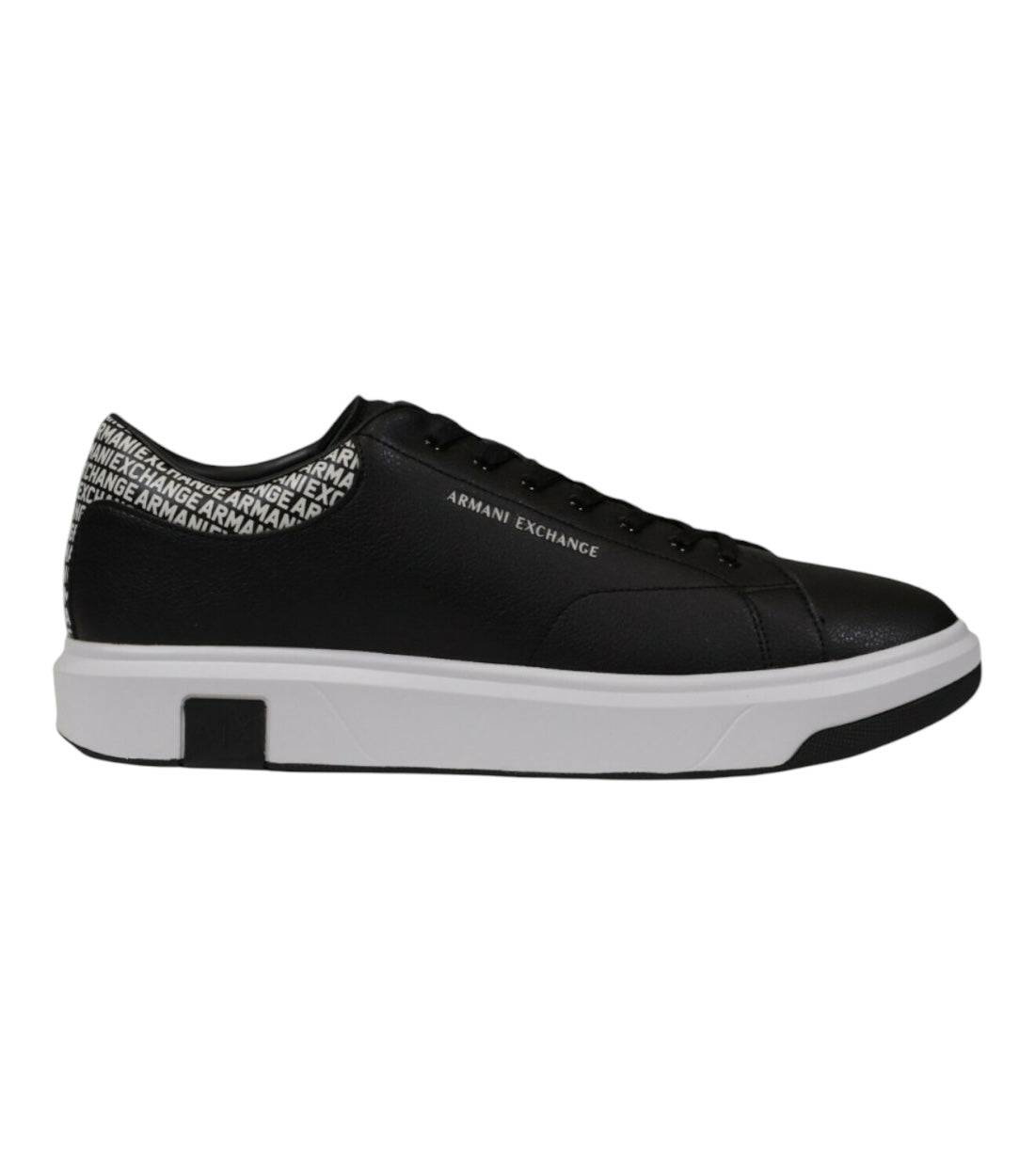 Armani Exchange Zwart Sneakers Laag Met Logoprint