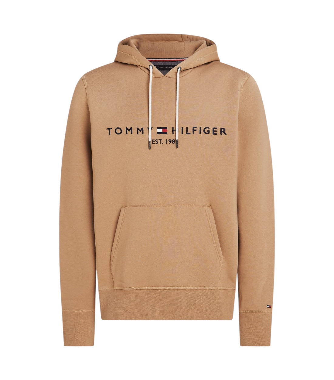 Tommy Hilfiger Beige Logo Hoodie