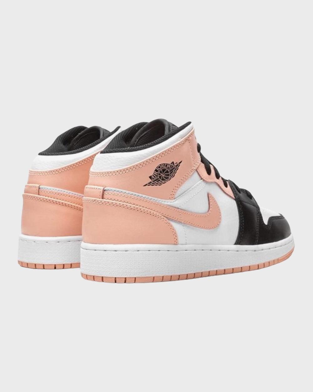 Jordan 1 Mid Arctic Orange Black Toe